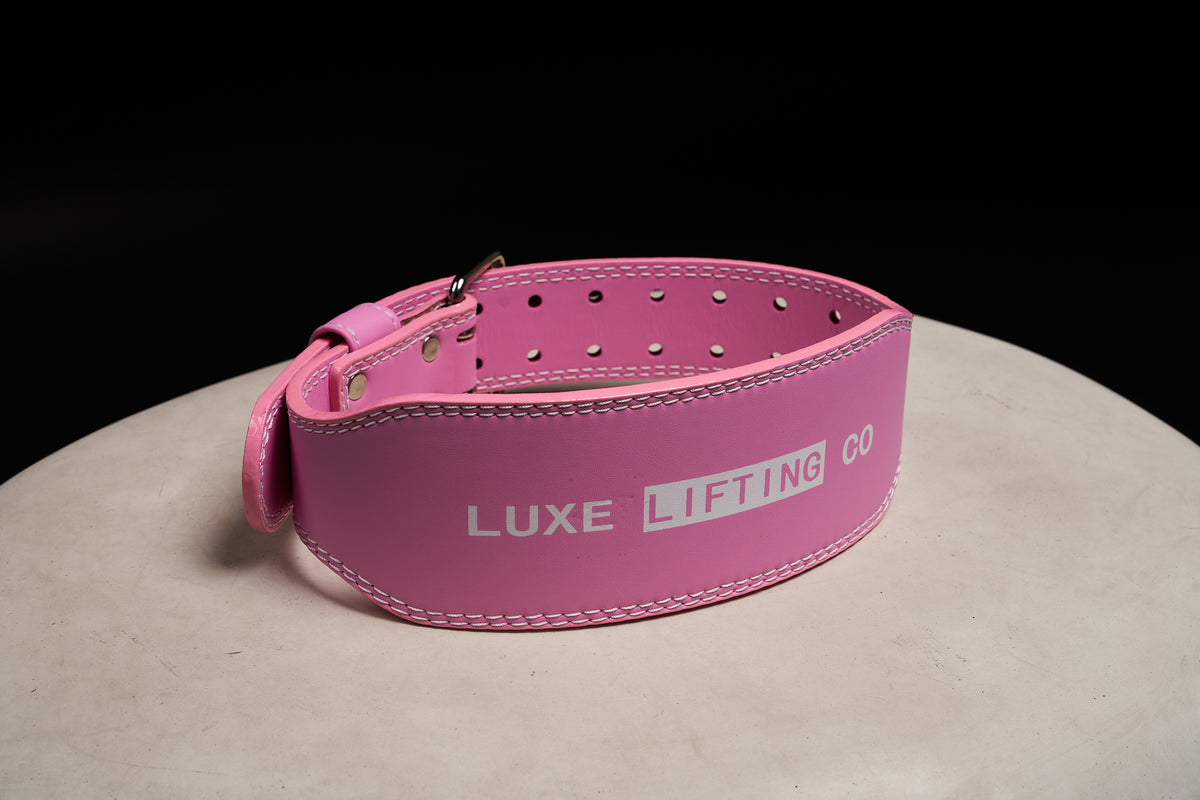 Pink Lifting Rings Lifting Belt in Pink – Luxe Lifting Co